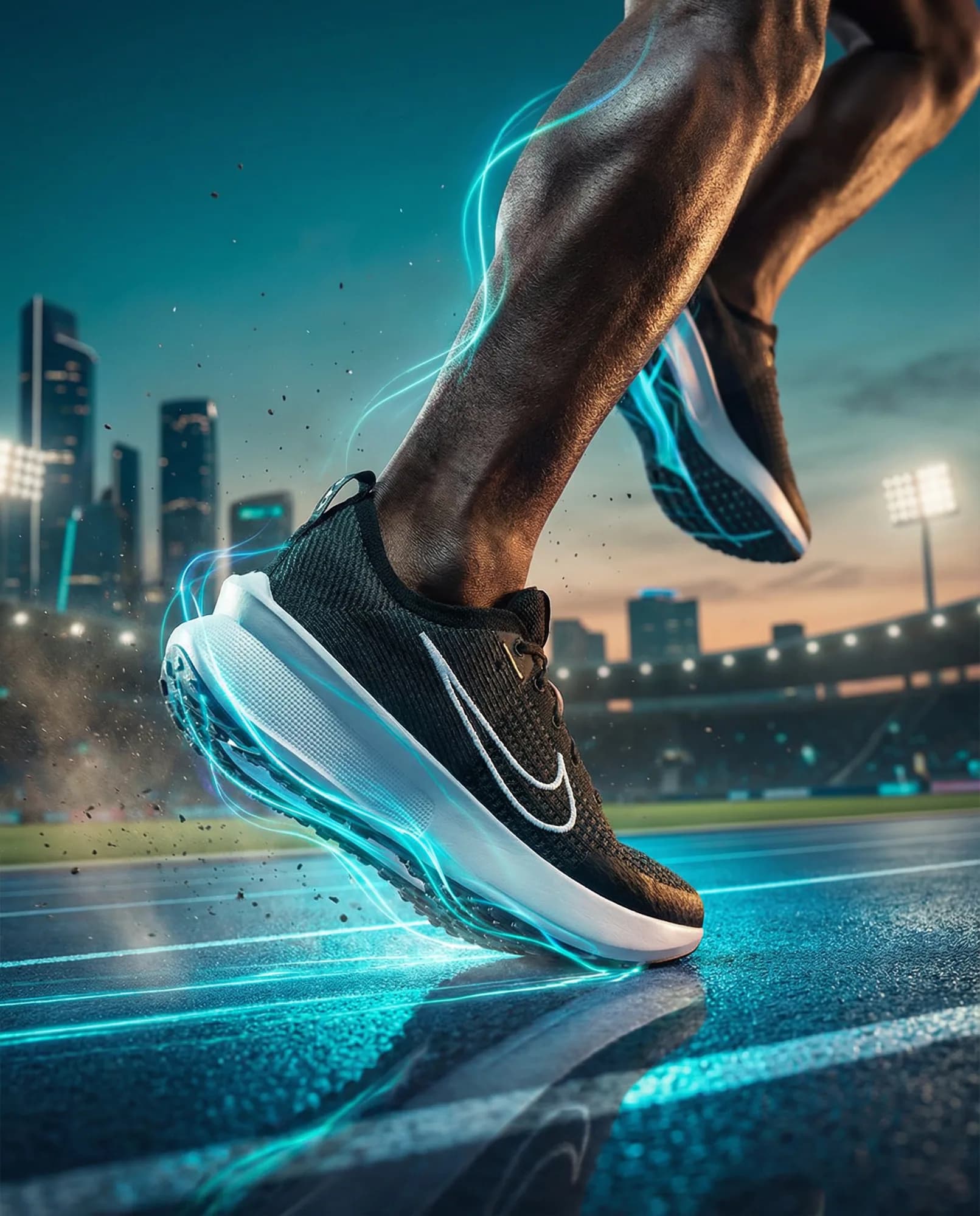Nike running shoe campaign visual 1